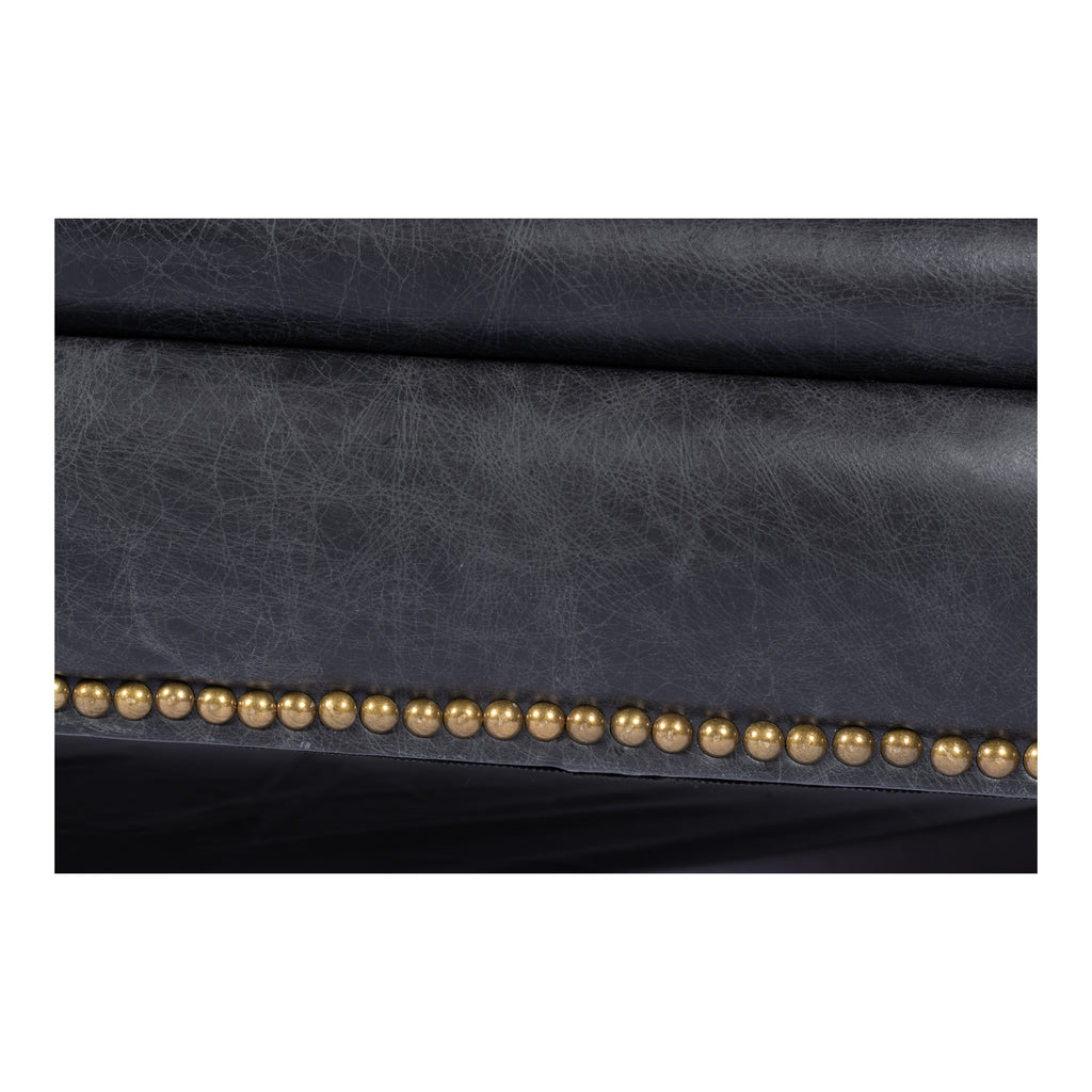 Birmingham Sofa Black Leather