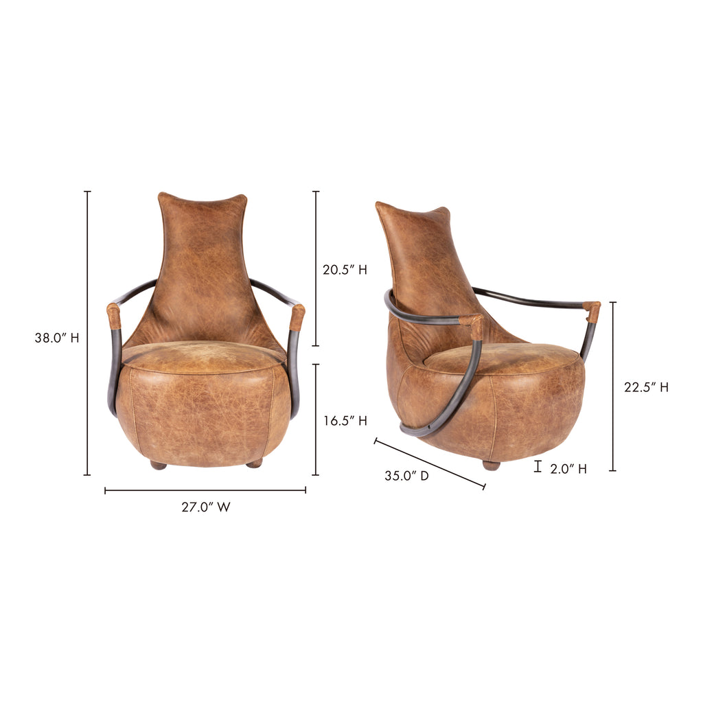 Carlisle Club Chair Brown