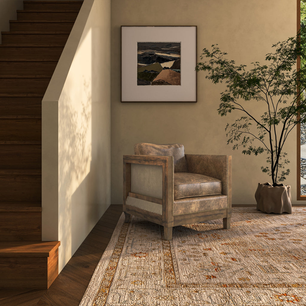 Darlington Club Chair Light Brown