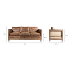 Darlington Sofa Light Brown