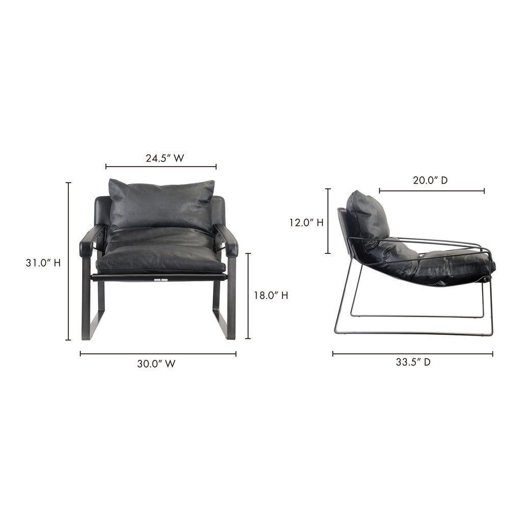 Connor Club Chair Black
