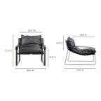 Connor Club Chair Black