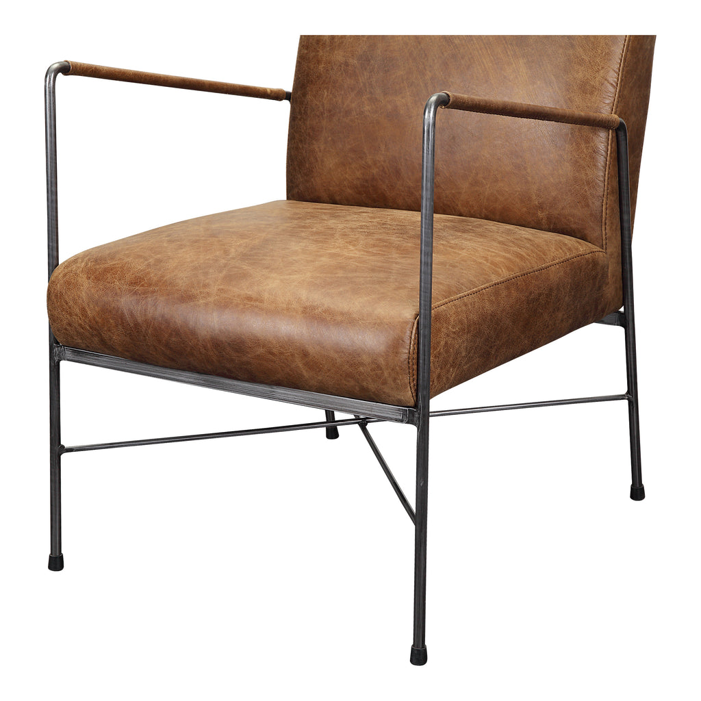 Dagwood Leather Armchair Open Road Brown