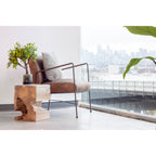 Dagwood Leather Armchair Open Road Brown