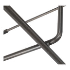 Starlet Counter Stool Onyx Black Leather - Set Of Two