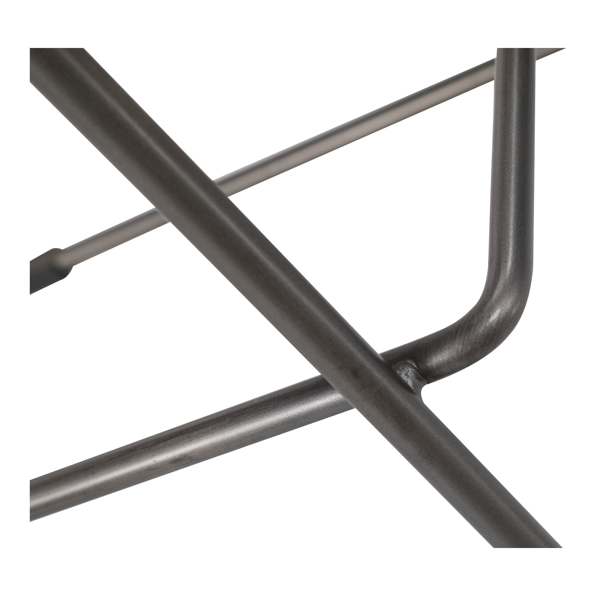 Starlet Counter Stool Onyx Black Leather - Set Of Two