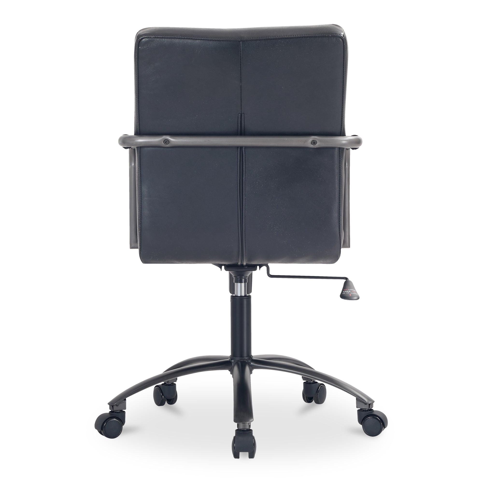 Roy Office Chair Black Leather