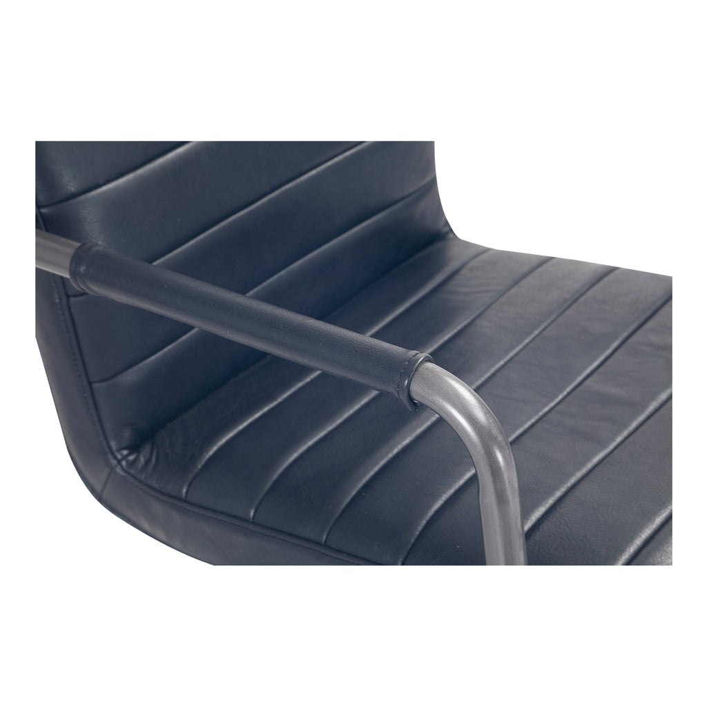 Roy Office Chair Black Leather