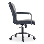 Roy Office Chair Black Leather