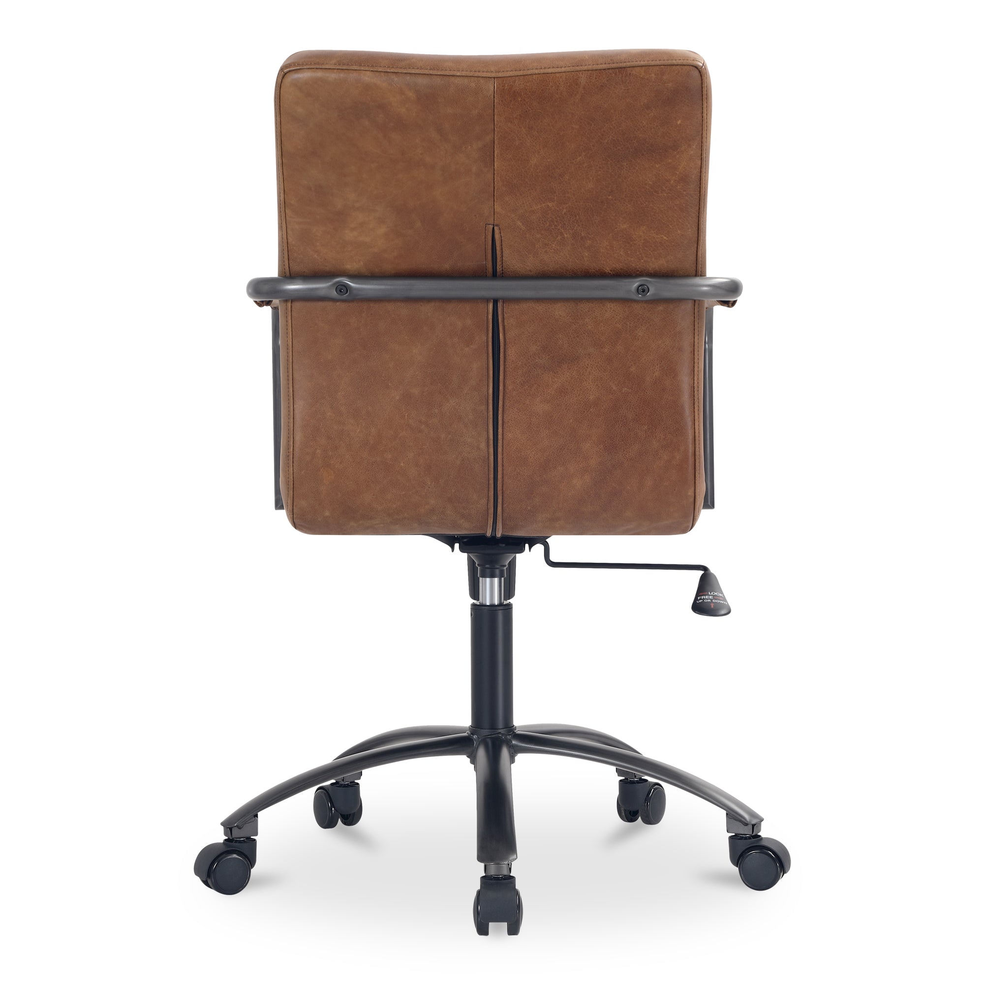 Roy Office Chair Open Road Brown Leather