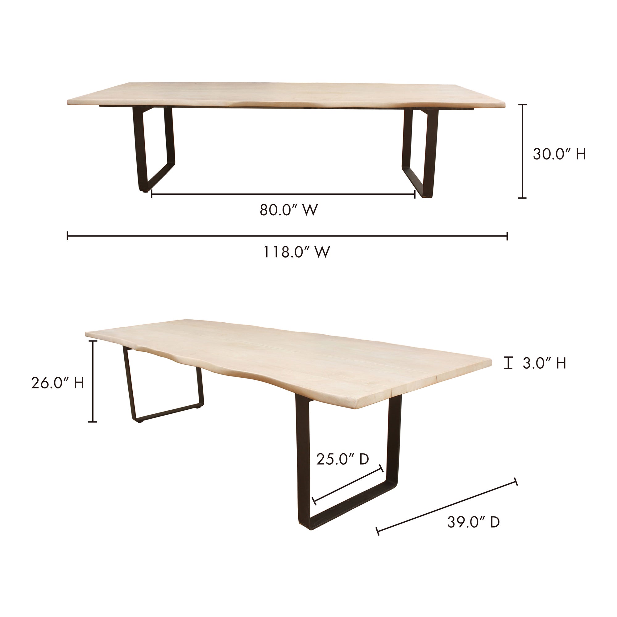 Wilks Dining Table White
