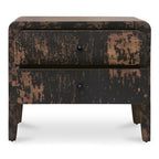 Iris Nightstand Distressed Black