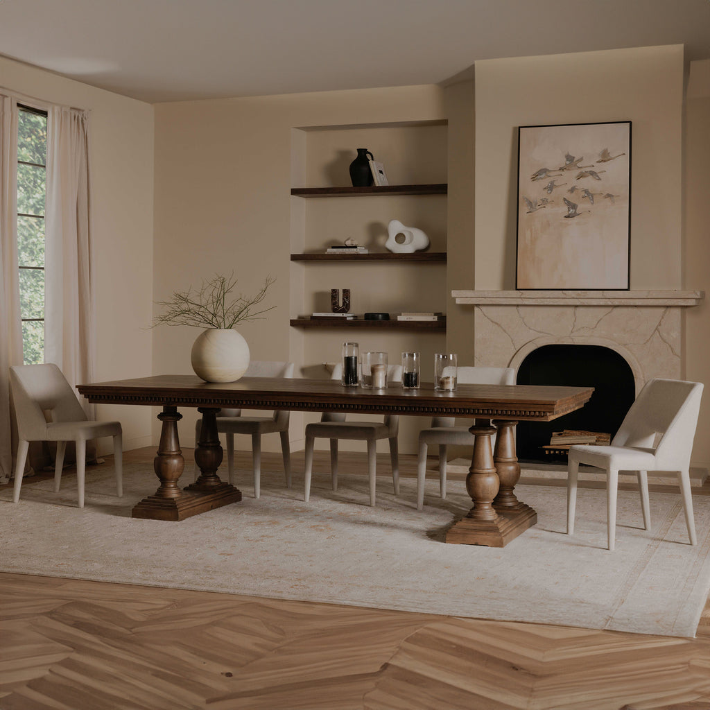 Everson Dining Table Brown