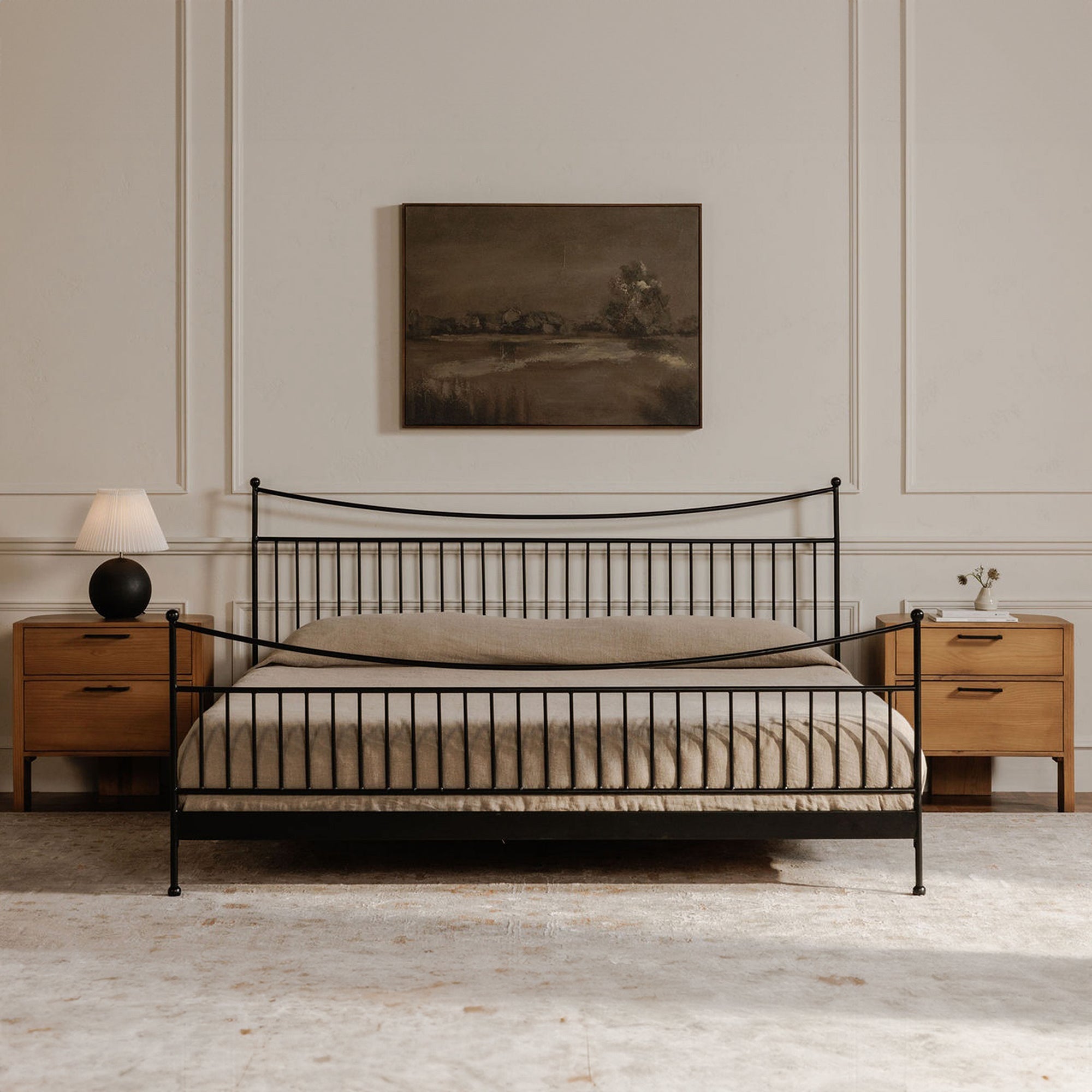 Monet King Bed Black