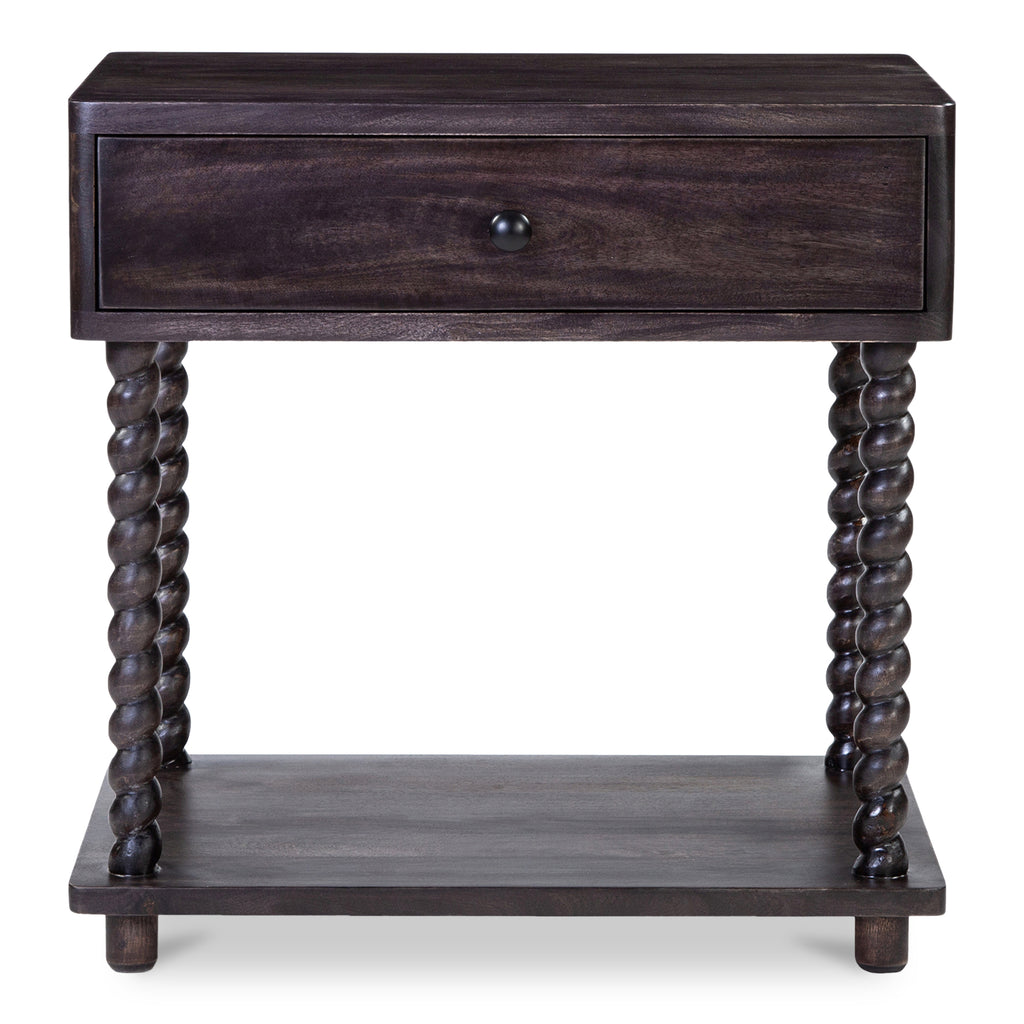 Tabitha Nightstand Dark Brown