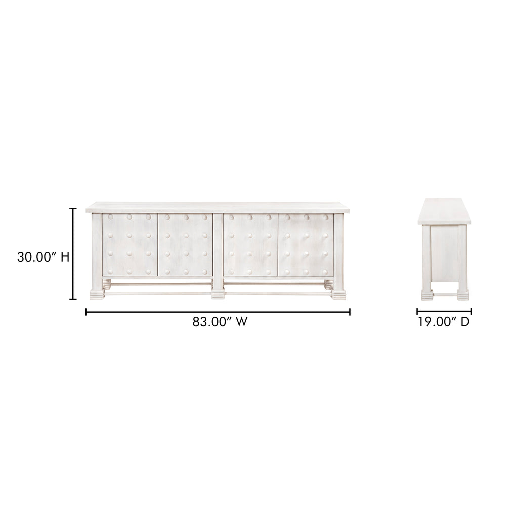 Clement Sideboard Whitewashed