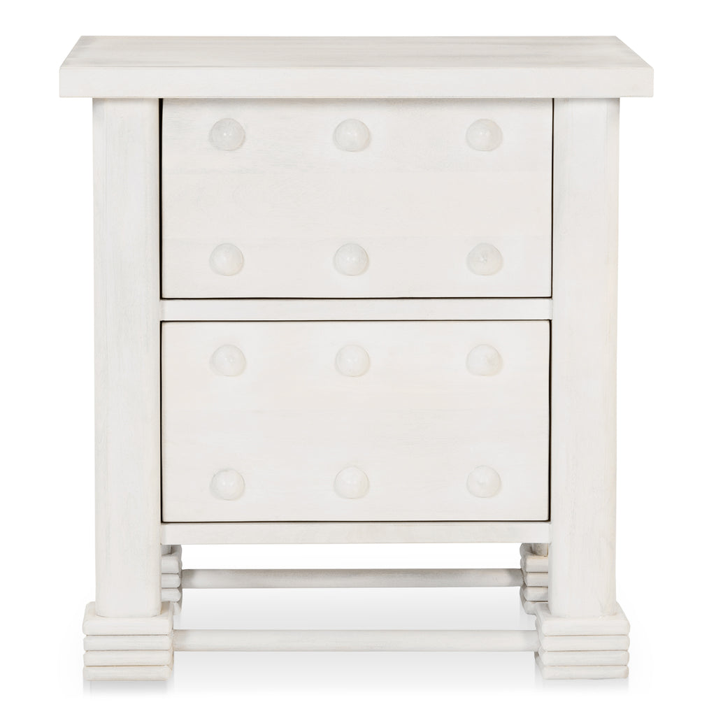 Clement Nightstand Whitewashed
