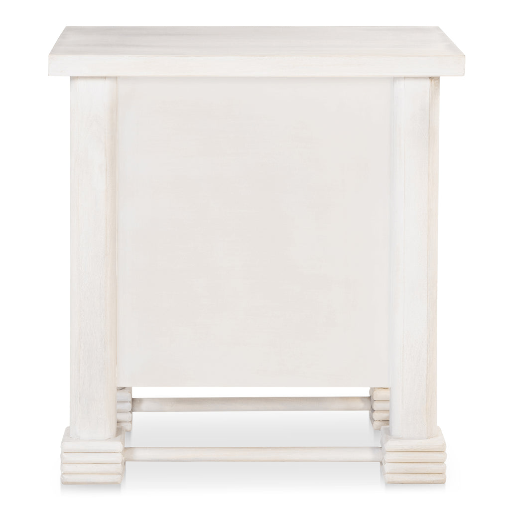 Clement Nightstand Whitewashed