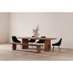 Koshi Dining Table Sandblasted Amber Oak