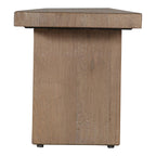 Koshi Bench Sandblasted Amber Oak