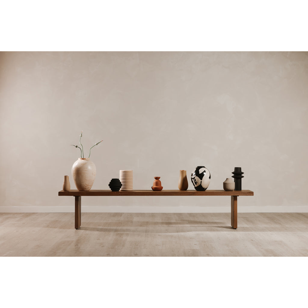 Koshi Bench Sandblasted Amber Oak