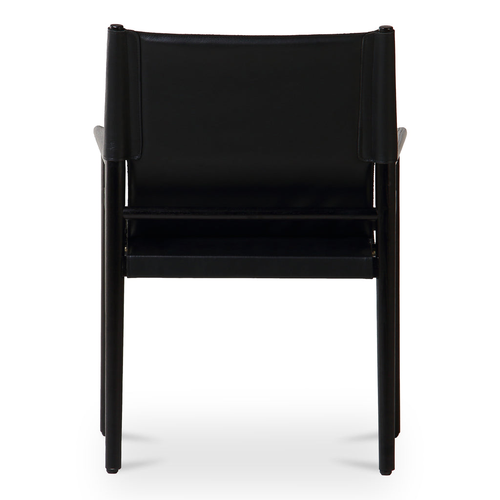 Remy Arm Chair Black Leather