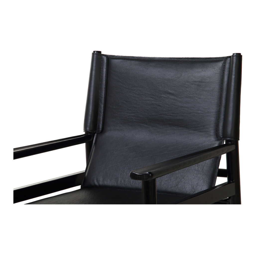 Remy Arm Chair Black Leather
