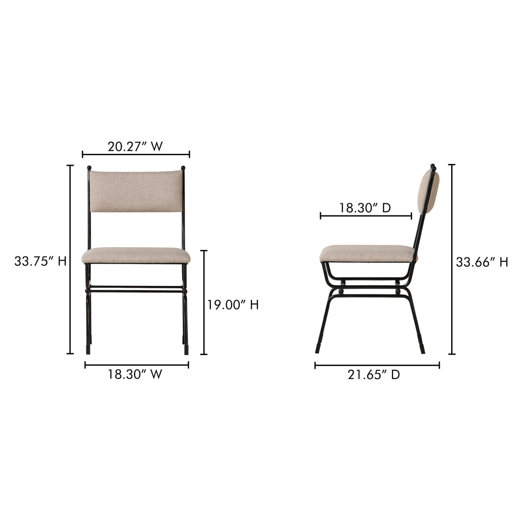 Posta Dining Chair Beige