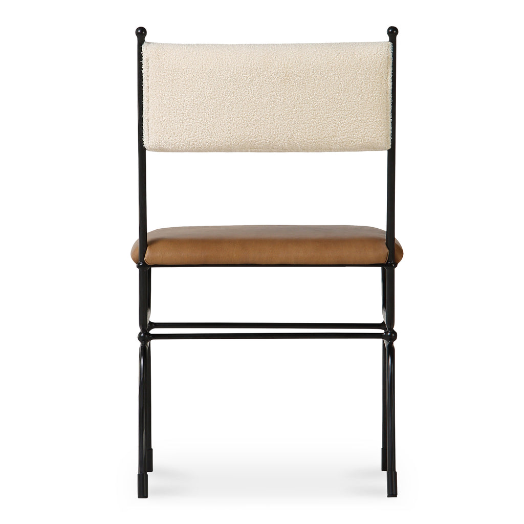 Posta Dining Chair Brown Leather