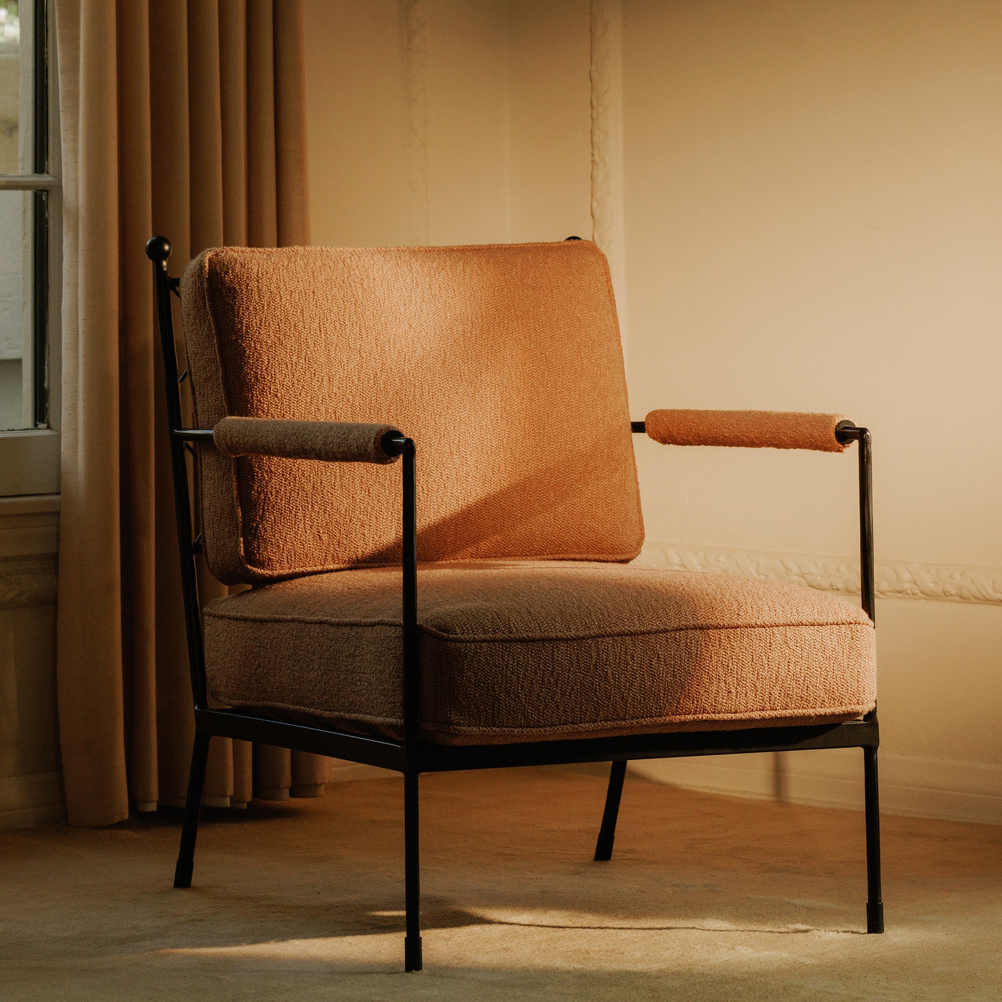 Vecchia Accent Chair Terracotta