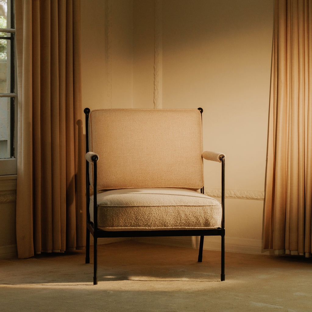 Vecchia Accent Chair Beige