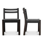 Finn Dining Chair Black–Set Of Two