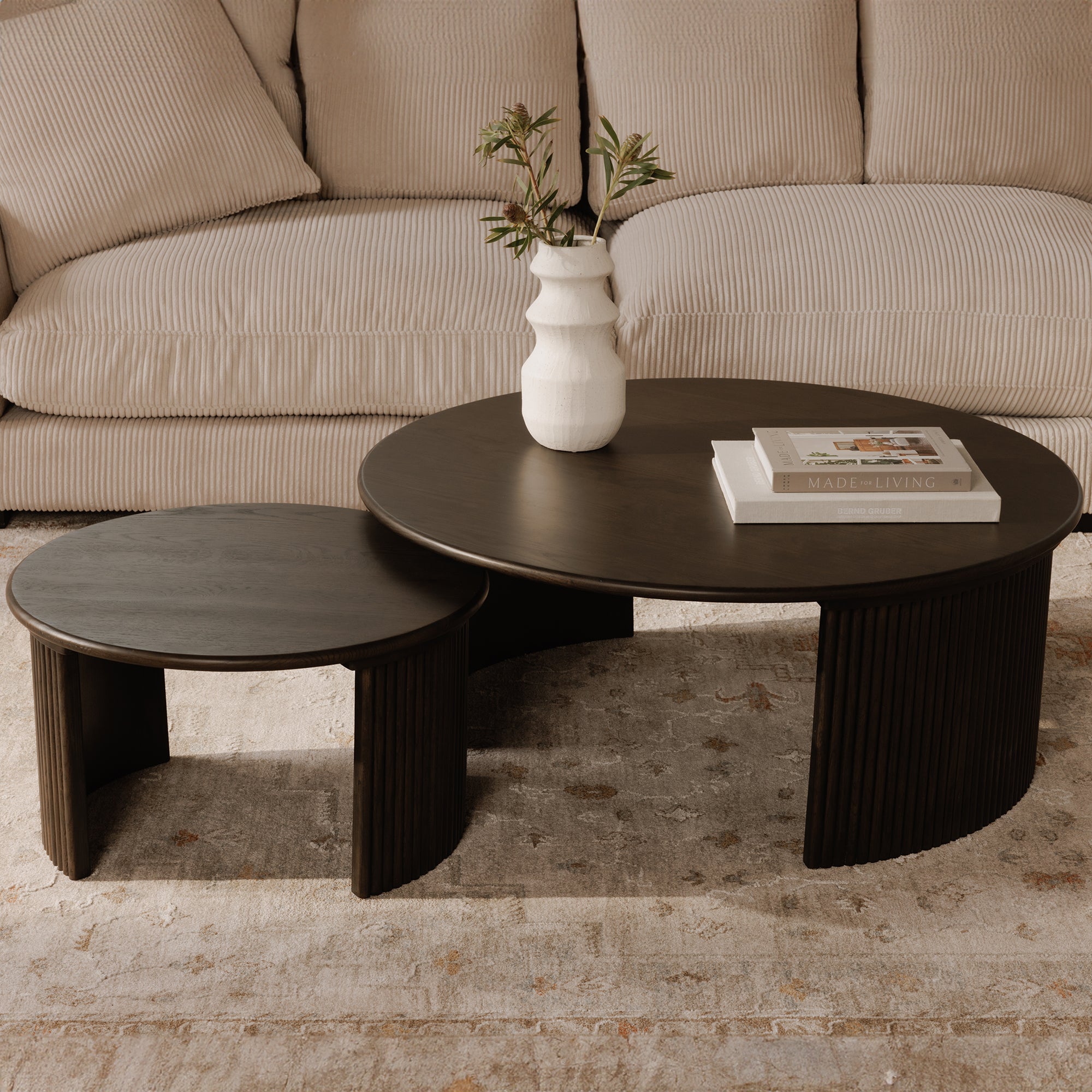 Penny Small Coffee Table Dark Brown