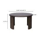 Penny Small Coffee Table Dark Brown