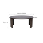 Penny Large Coffee Table Dark Brown