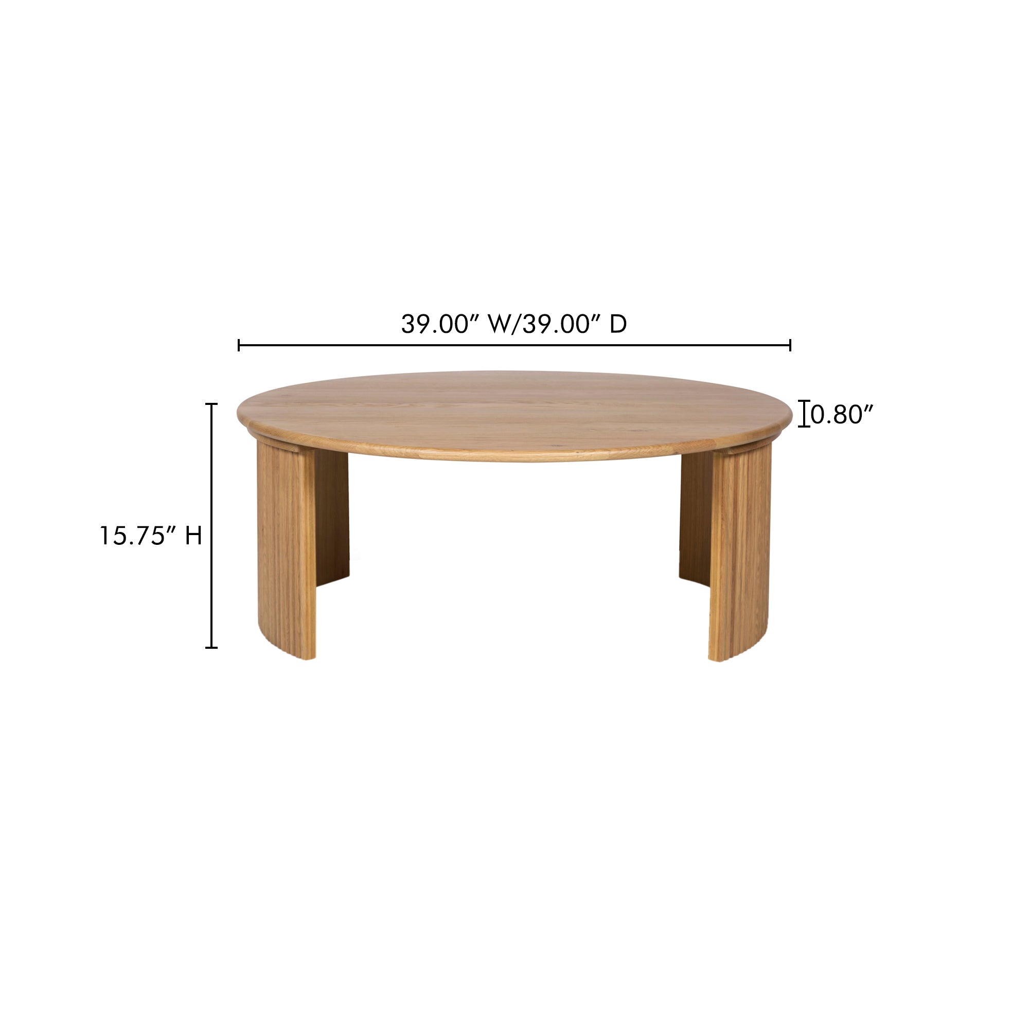 Penny Large Coffee Table Natural