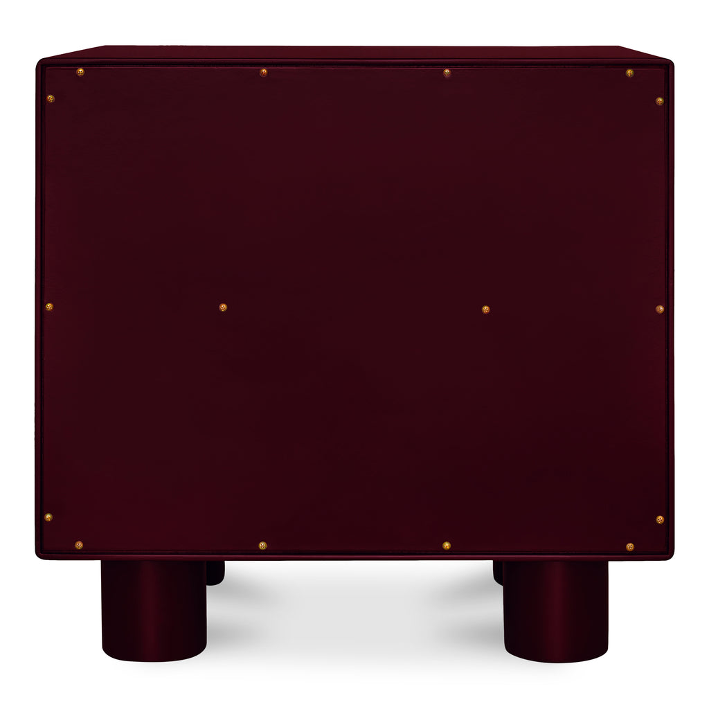 Jolene Nightstand Deep Red