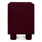 Jolene Nightstand Deep Red