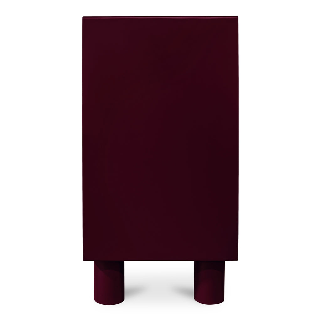 Jolene 6 Drawer Dresser Deep Red