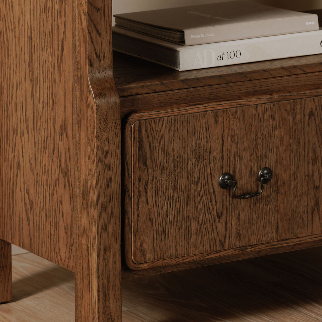 Caroline Bookcase Warm Brown