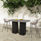 Piazza Outdoor Barstool Grey - Set Of Two