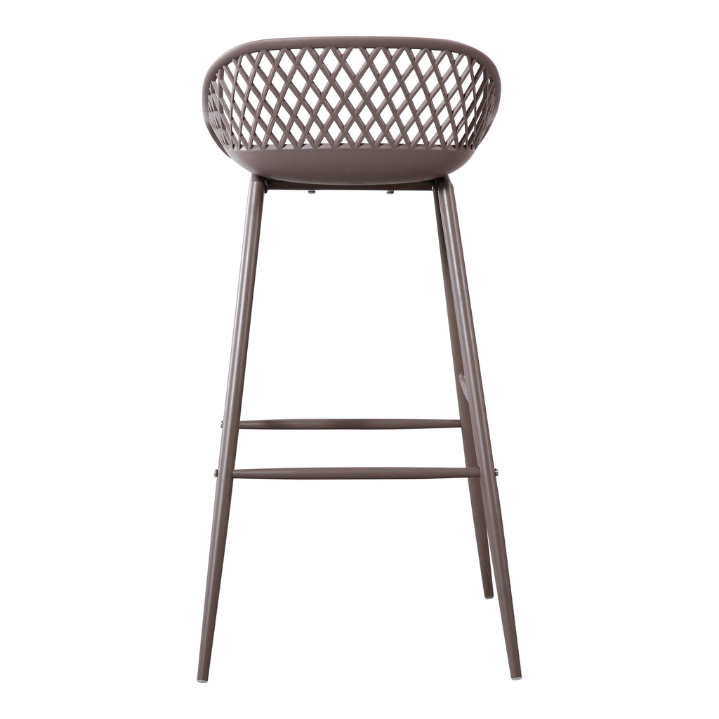 Piazza Outdoor Barstool Grey - Set Of Two
