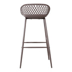 Piazza Outdoor Barstool Grey - Set Of Two