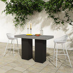 Piazza Outdoor Barstool White - Set Of Two