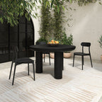 Kent Outdoor Dining Chair Black - Set Of Two