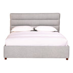 Takio Queen Bed Light Grey