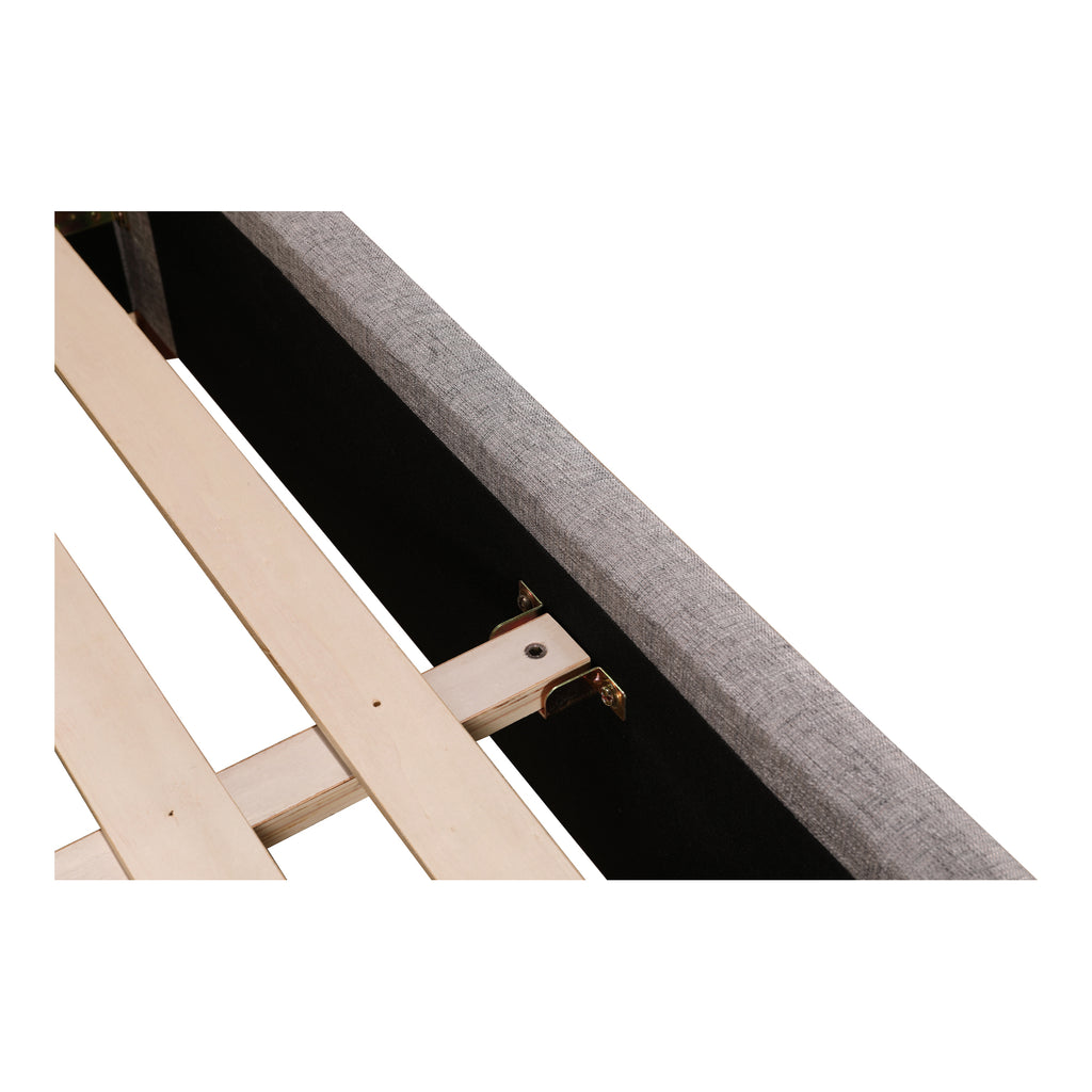 Takio Queen Bed Light Grey