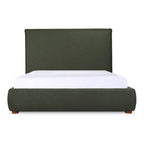 Luzon King Bed Tall Headboard Deep Forest