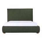 Luzon King Bed Tall Headboard Deep Forest