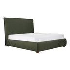 Luzon King Bed Tall Headboard Deep Forest